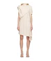 Issey Miyake Enclothe Irregular Pleated T-shirt In White