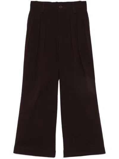 Issey Miyake Enclothe Trousers In 褐色