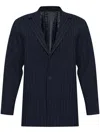 Issey Miyake Ensemble Jacket In Blue