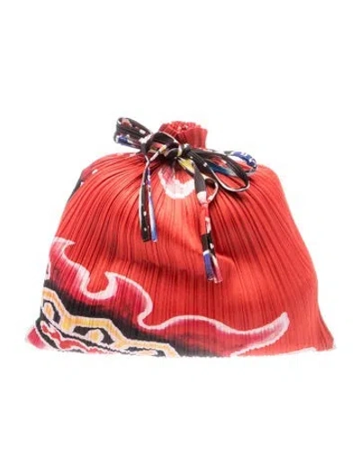 Pre-owned Issey Miyake Evening Bag In Red