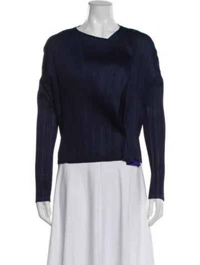 Pre-owned Issey Miyake Evening Jacket In Blue