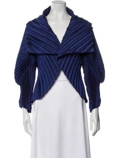 Pre-owned Issey Miyake Evening Jacket In Blue