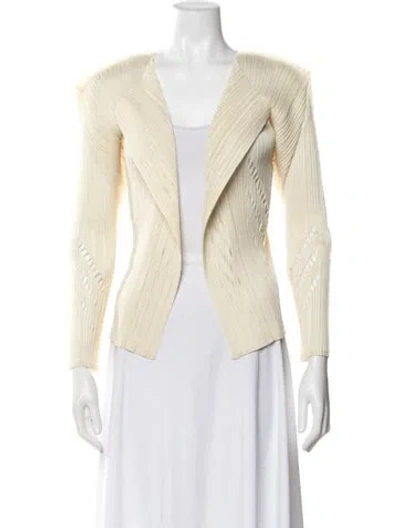 Pre-owned Issey Miyake Evening Jacket In Yellow