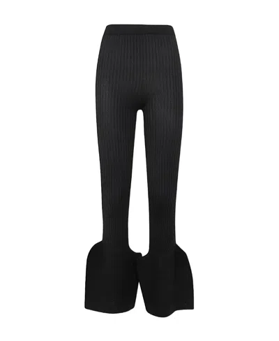 Issey Miyake Exuberance Bootcut Trousers In Black