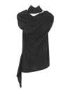 Issey Miyake Eye Of The Bean Shirt In Black