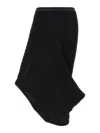 Issey Miyake Asymmetric Skirt In Black