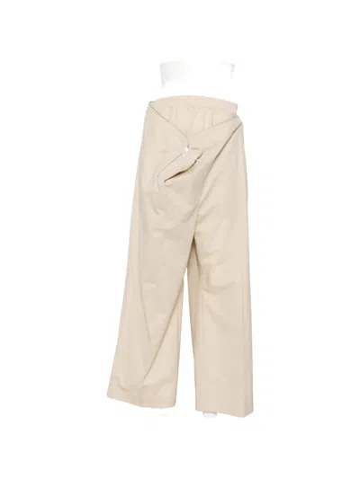 Issey Miyake Fasten Up Zip-detail Trousers In Neutral