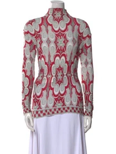 Pre-owned Issey Miyake Fete Vintage 2000's Blouse In Red