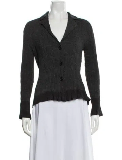 Pre-owned Issey Miyake Fete Vintage 2003 Top In Gray