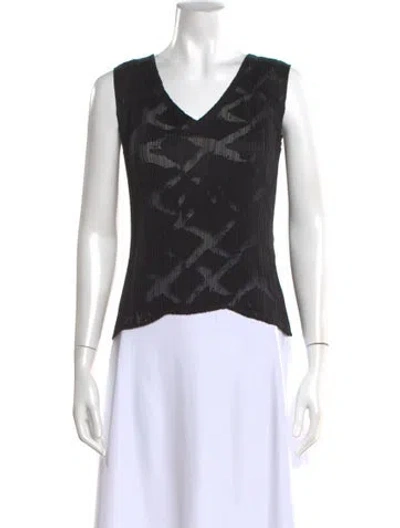 Pre-owned Issey Miyake Fete Vintage 2006 Top In Black