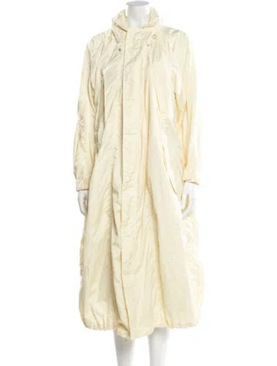 Pre-owned Issey Miyake Fete Vintage 2008 Faux Fur Coat In Yellow