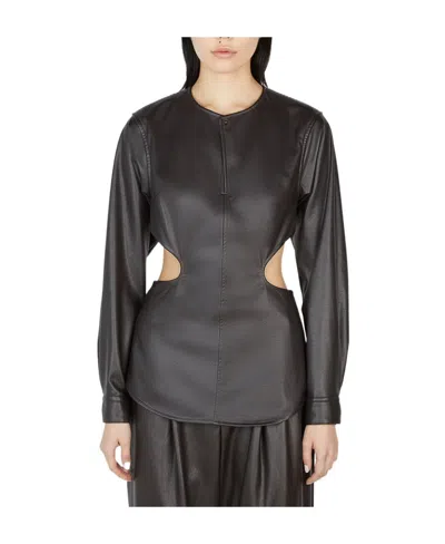 ISSEY MIYAKE ISSEY MIYAKE FIGURE LONG-SLEEVED TOP