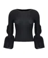 Issey Miyake Black Assemblage Branch Top In Black