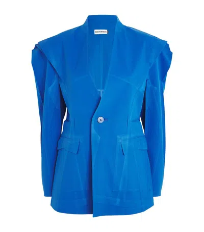 Issey Miyake Fixed In Time Blazer In Blue