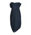 Issey Miyake Flare Midi Dress In Blue