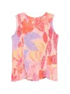 Issey Miyake Floral-pattern Top In Multi