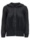 Issey Miyake Pleated Detail Coat