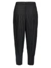 Issey Miyake Fluffy Pleats Please Black Trousers