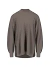 Issey Miyake Framework Knit Sweater In Gray