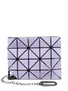 Issey Miyake Geometric Panelled Wallet In Purple