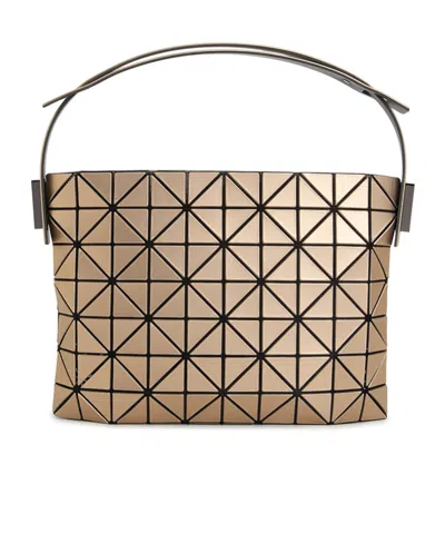 Issey Miyake Geometric Shoulder Bag In Nude