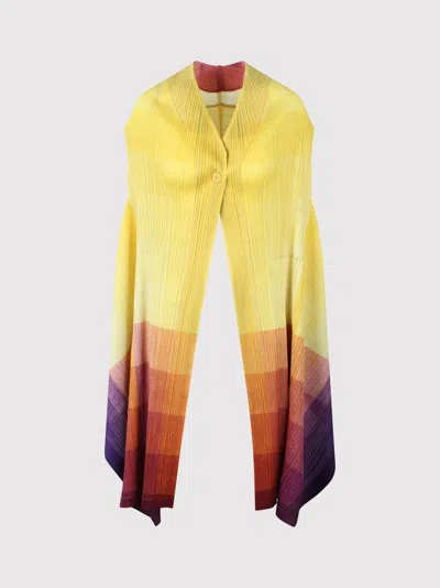 Issey Miyake Gilet Yellow & Orange