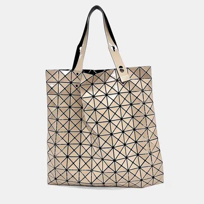 Pre-owned Issey Miyake Gold Mesh And Pvc Bao Bao Tote Bag