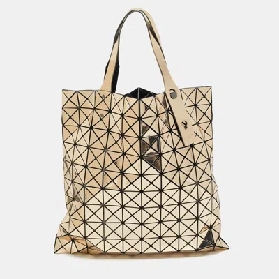 Issey Miyake Gold/black Pvc And Mesh Bao Bao Tote