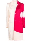 ISSEY MIYAKE GRAPHIC BUTTON-UP COAT