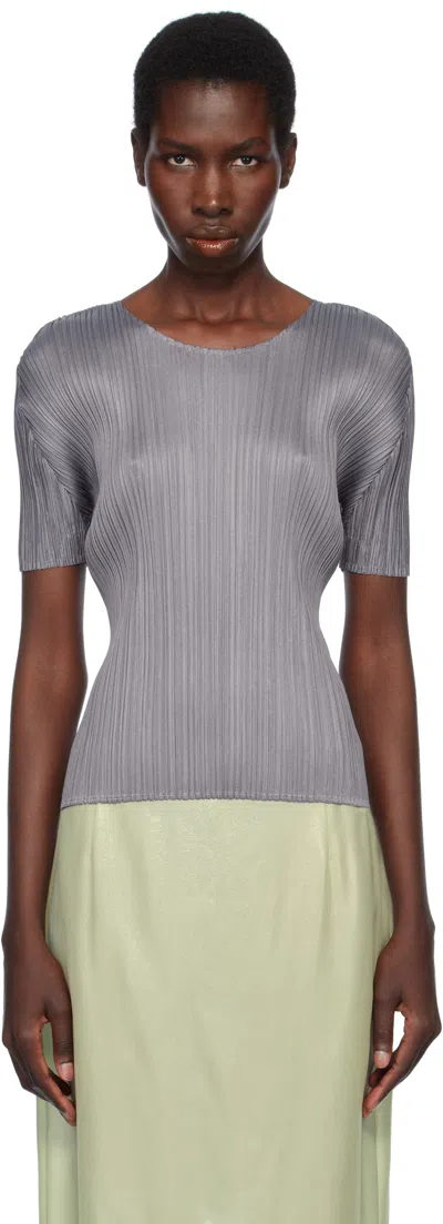 ISSEY MIYAKE GRAY BASICS T-SHIRT