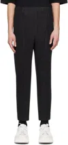 ISSEY MIYAKE GRAY COMPLEAT TROUSERS