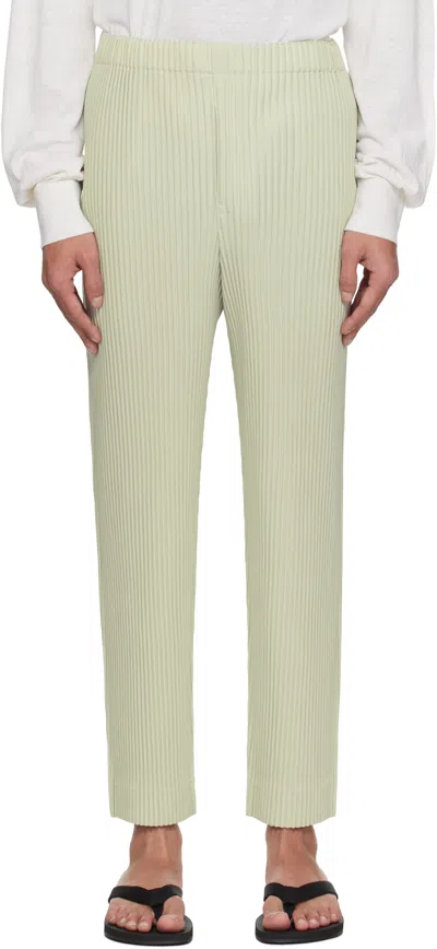 Issey Miyake Gray Monthly Color March Trousers In 17-frosty Gray