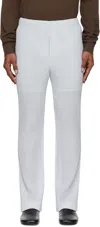 Issey Miyake Gray Outer Mesh Trousers