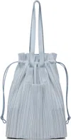 Issey Miyake Gray Pleats Tote