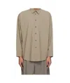 Issey Miyake Gray Streamline Shirt In Neutral
