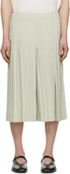 Issey Miyake Gray Tailored Pleats 1 Shorts In 17-frosty Gray
