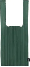 Issey Miyake Green June Pleats Shopping Tote