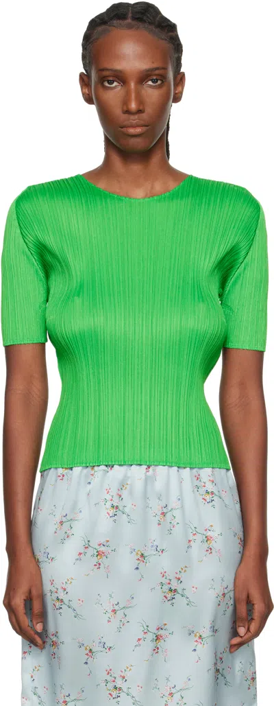 Issey Miyake Green Monthly Colors April T-shirt