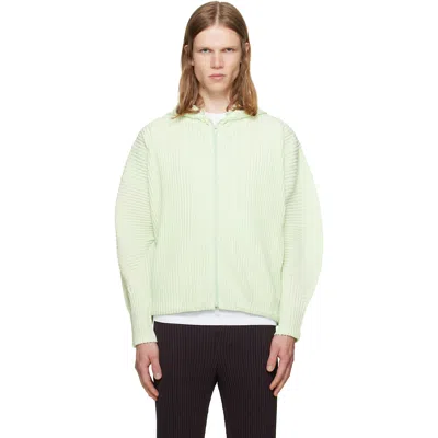 Issey Miyake Green Monthly Colors July Hoodie In Multi