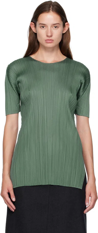 Issey Miyake Green Monthly Colors June T-shirt