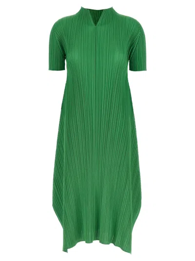 Issey Miyake Green Monthly Colors March Dress