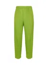 Issey Miyake Green Pleated Mc March Trousers In Green