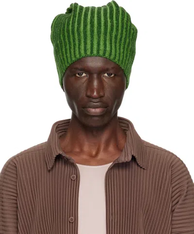 Issey Miyake Green Ronan Bouroullec Edition Rb_drawing Beanie In 62-green