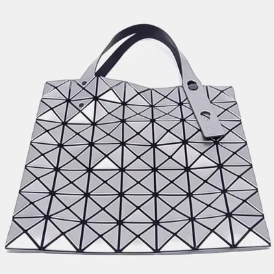 Pre-owned Issey Miyake Grey Pvc Bao Bao Tote Bag