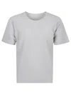 Issey Miyake Homme Plisse'  Men Long Sleeve Roundneck T-shirt In Gray