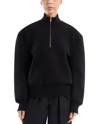 Issey Miyake Handsome Knit Sweater In Black