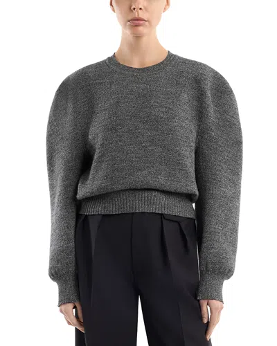 Issey Miyake Handsome Knit Sweater In Gray