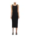 Issey Miyake Hatching Pleats 2 Dress In Black