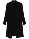 Issey Miyake Long-sleeved Cardigan In Black