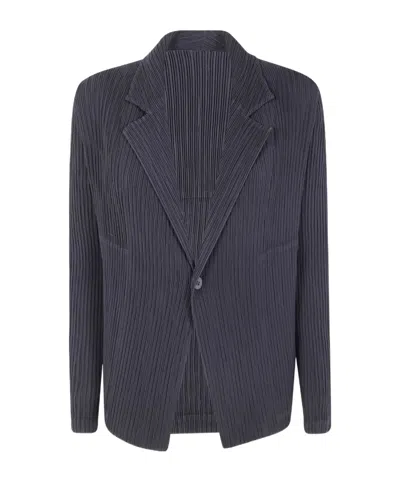 ISSEY MIYAKE HATCHING PLEATS PLEATED JACKET